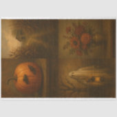Papier Mousseline Autumn Murmurs – Fall Halloween Decoupage Paper (Recto)