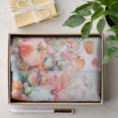 Papier Mousseline Autumn Pumpkins and Flowers Fall Decoupage (Cadeau)