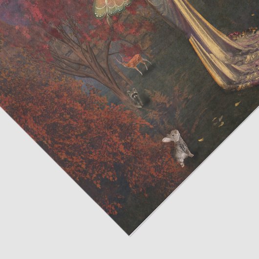 Papier Mousseline Avançons l'automne (Détail)