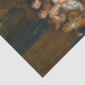 Papier Mousseline Avant le bal de Jean-François de Troy (Détail)