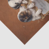 Papier Mousseline Avec de bons voeux de Carl Reichert (Détail)