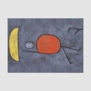 Papier Mousseline Avec un parapluie de Paul Klee, Art Abstrait