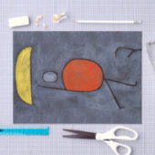 Papier Mousseline Avec un parapluie de Paul Klee, Art Abstrait (Artisanat)