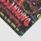 Papier Mousseline Aventures dans l'obscurité #9, couverture d'horreu (Détail)