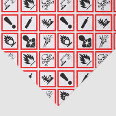 Papier Mousseline Avertissements sur les dangers de l'Osha (Détail)