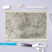 Papier Mousseline Avignon, orange (Artisanat)