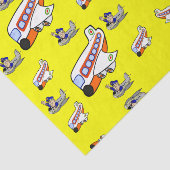 Papier Mousseline Avions décoratifs en papier de tissu (Détail)