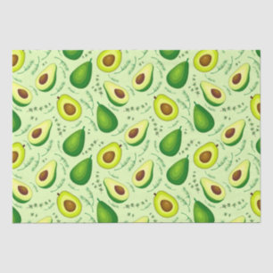 Papier Mousseline Avocado