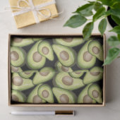 Papier Mousseline "Avocado" Imprimer papier de tissus (Cadeau)