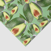 Papier Mousseline Avocados en papier tissu (Détail)
