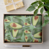 Papier Mousseline Avocados en papier tissu (Cadeau)