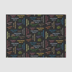 Papier Mousseline Avril, 15 Anniversaire Tissue Paper