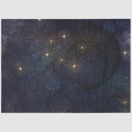 Papier Mousseline Awash with Stars Series Design 8 (Recto)