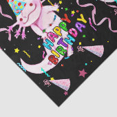 Papier Mousseline Axolotl (Détail)