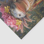 Papier Mousseline Axolotl en fleurs (Détail)