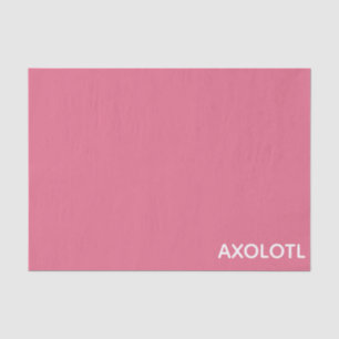 Papier Mousseline Axolotl pink color name