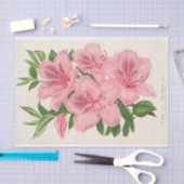 Papier Mousseline Azalea Indica (Hybrida) Gigantiflora par Lemaire (Artisanat)