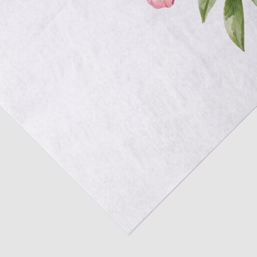 Papier Mousseline Azalea peinture aquarelle (Détail)