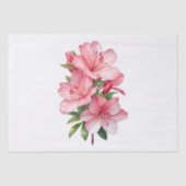 Papier Mousseline Azalea peinture aquarelle (Recto)