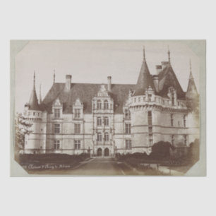 Papier Mousseline Azay le Rideau Château Renaissance découpage