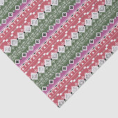 Papier Mousseline Aztec pattern, stripes. (Détail)