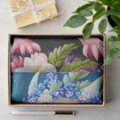 Papier Mousseline Baby Dragon Space Flowers Art (Cadeau)