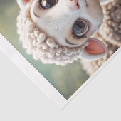 Papier Mousseline Baby Farm Animals : l'agneau (Détail)