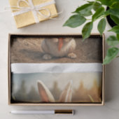 Papier Mousseline Baby Farm Animals : le petit lapin (Cadeau)