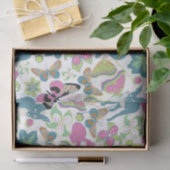 Papier Mousseline Baby Fox et sac cadeau fleurs (Cadeau)