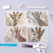 Papier Mousseline Baby Giraffes (Artisanat)