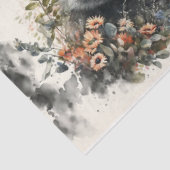 Papier Mousseline Baby Raccoons bois Tissu Papier (Détail)