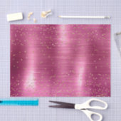 Papier Mousseline Baby shower Confetti en verre rose (Artisanat)