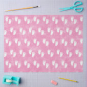 Papier Mousseline Baby shower d'aquarelle rose Empreinte Motif (Artisanat)