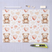 Papier Mousseline Baby shower de coeur doux et mou en peluche (Artisanat)