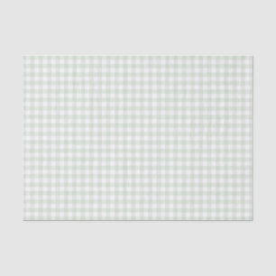 Papier Mousseline Baby shower de En vichy Sage Green