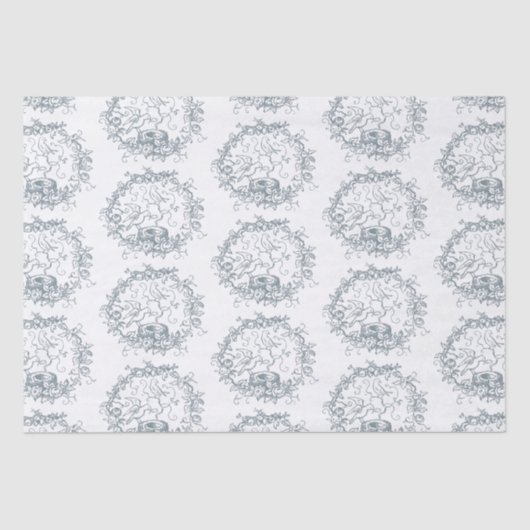 Papier Mousseline Baby shower de nids d'oiseaux (Recto)