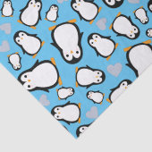 Papier Mousseline Baby shower de pingouin (Détail)