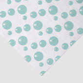 Papier Mousseline Baby shower de sirène couleur méduse aquarelle (Détail)