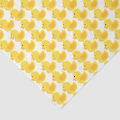 Papier Mousseline Baby shower en caoutchouc jaune (Détail)