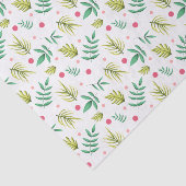 Papier Mousseline Baby shower Feuille tropical (Détail)