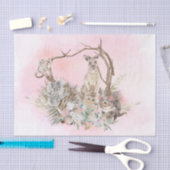 Papier Mousseline Baby shower Mama Australian Animaux rose (Artisanat)