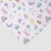 Papier Mousseline Baby shower Pastel neutre pour les femmes (Détail)