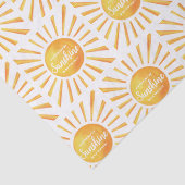 Papier Mousseline Baby shower solaire (Détail)