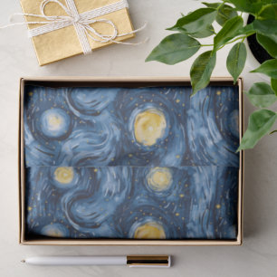 Papier Mousseline Baby shower Starry Night Skies