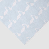 Papier Mousseline Baby shower Stork Boy Papier Tissu Bleu (Détail)