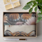 Papier Mousseline Baby tiger in the wildflowers v4 (Cadeau)