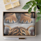 Papier Mousseline Baby tiger in the wildflowers v7 (Cadeau)