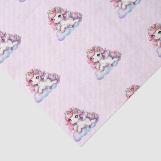 Papier Mousseline Baby Unicorn Tissue Paper (Détail)