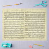 Papier Mousseline Bach Partita pour solo Violon Music Manuscript (Artisanat)