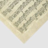 Papier Mousseline Bach Partita pour solo Violon Music Manuscript (Détail)